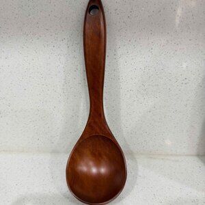 Wooden Soup Ladle | Natural Wood Cooking Spoon | Kitchen Utensil